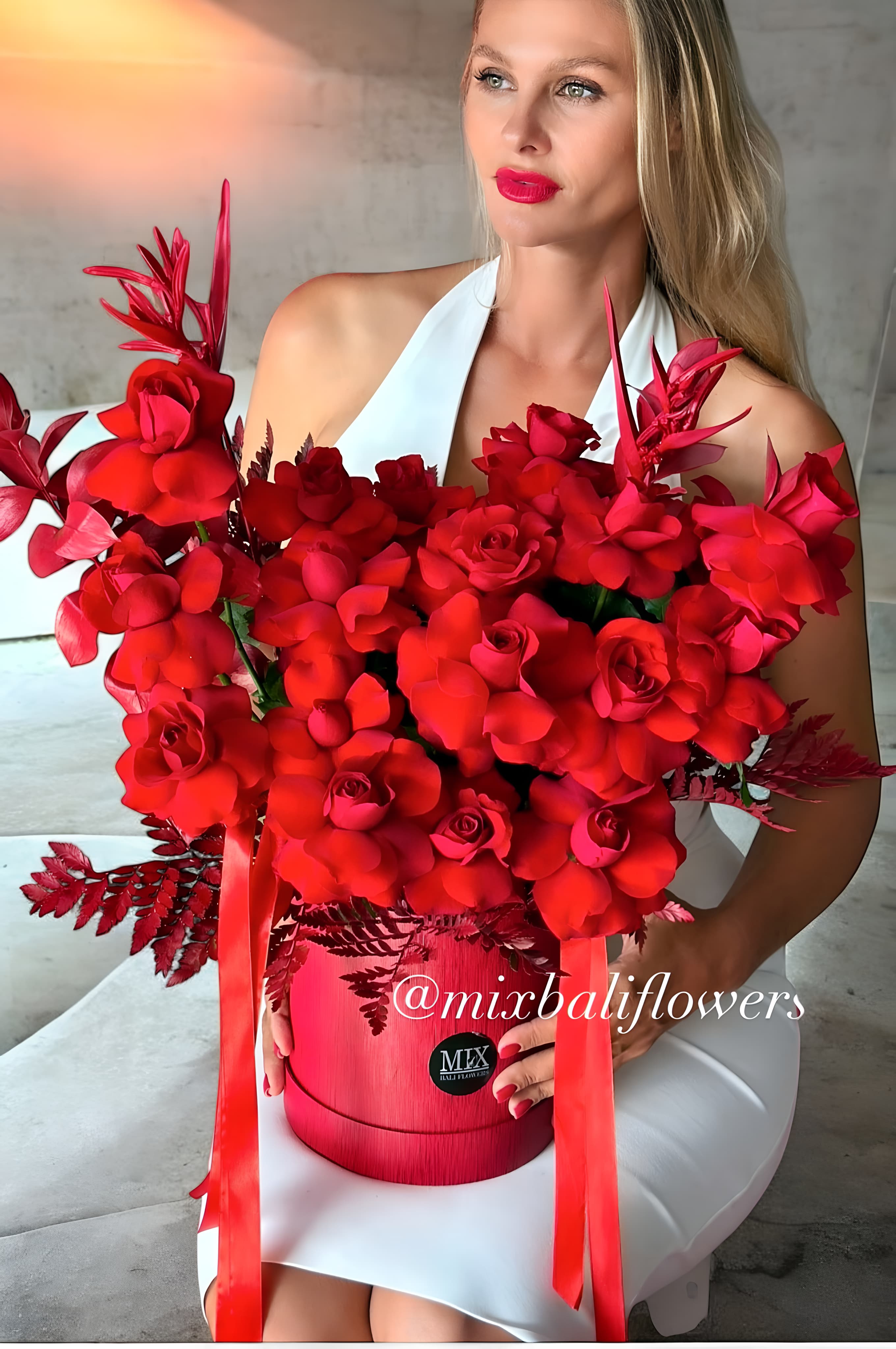 Sexy Red Roses Box L