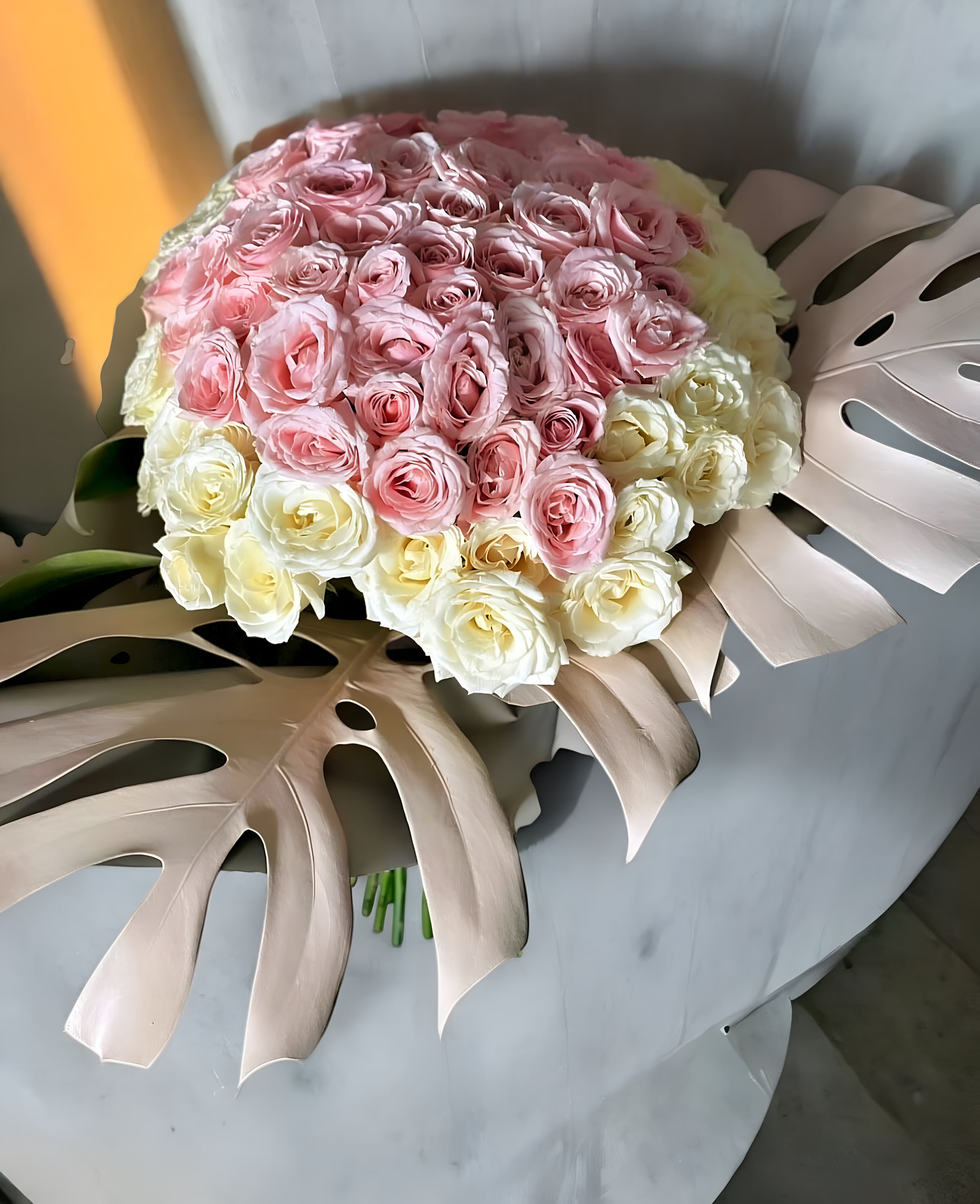 Think Pink 101 Roses Bouquet